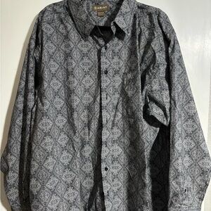 Ariat Men's Black Patterned Shirt